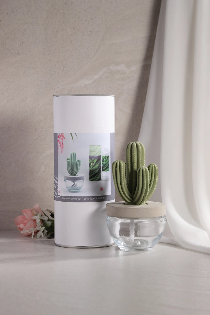 Pretty Valley Home Cactus Fragrance Diffuser Set-Cutting Grass