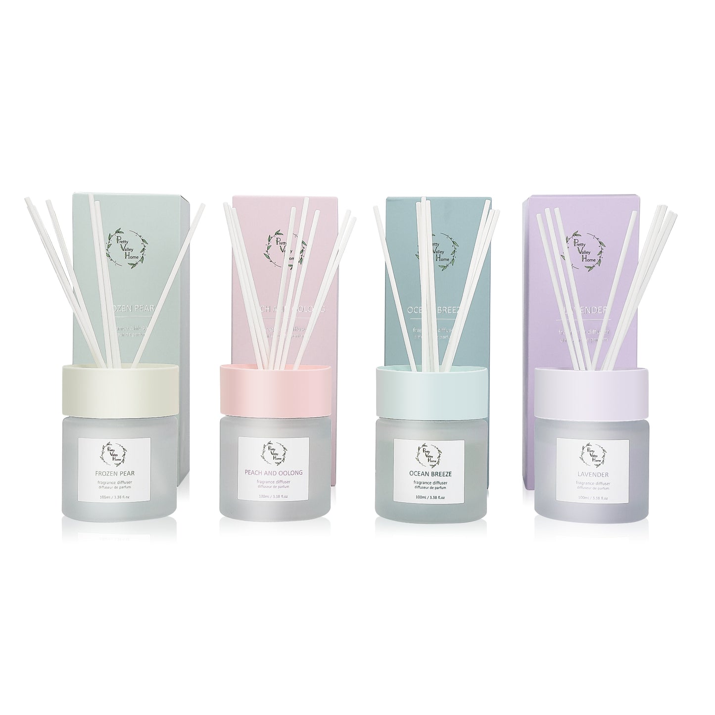 Pretty Valley Home Special Pastel Top Reed Diffuser - 100ml
