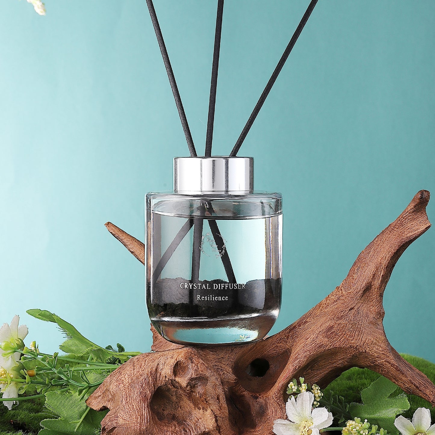 Pretty Valley Home Crystal Reed Diffuser - Resilience Lava Stones