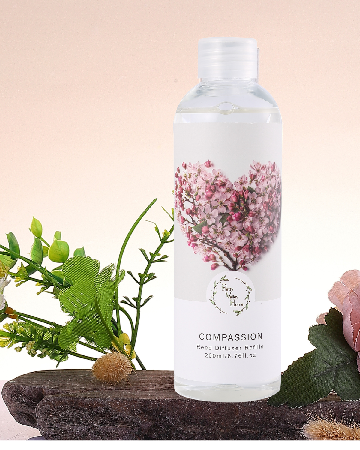 Pretty Valley Home Fragrances Diffuser Refills Oil Compassion 200ml