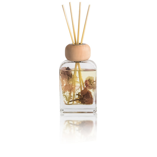 Pretty Valley Home Peony & Roses Reed Diffuser Set, 3.4 fl oz – Luxury Home Fragrance with Sticks  Scented Oil Reed Diffuser for Bathroom & Shelf Décor