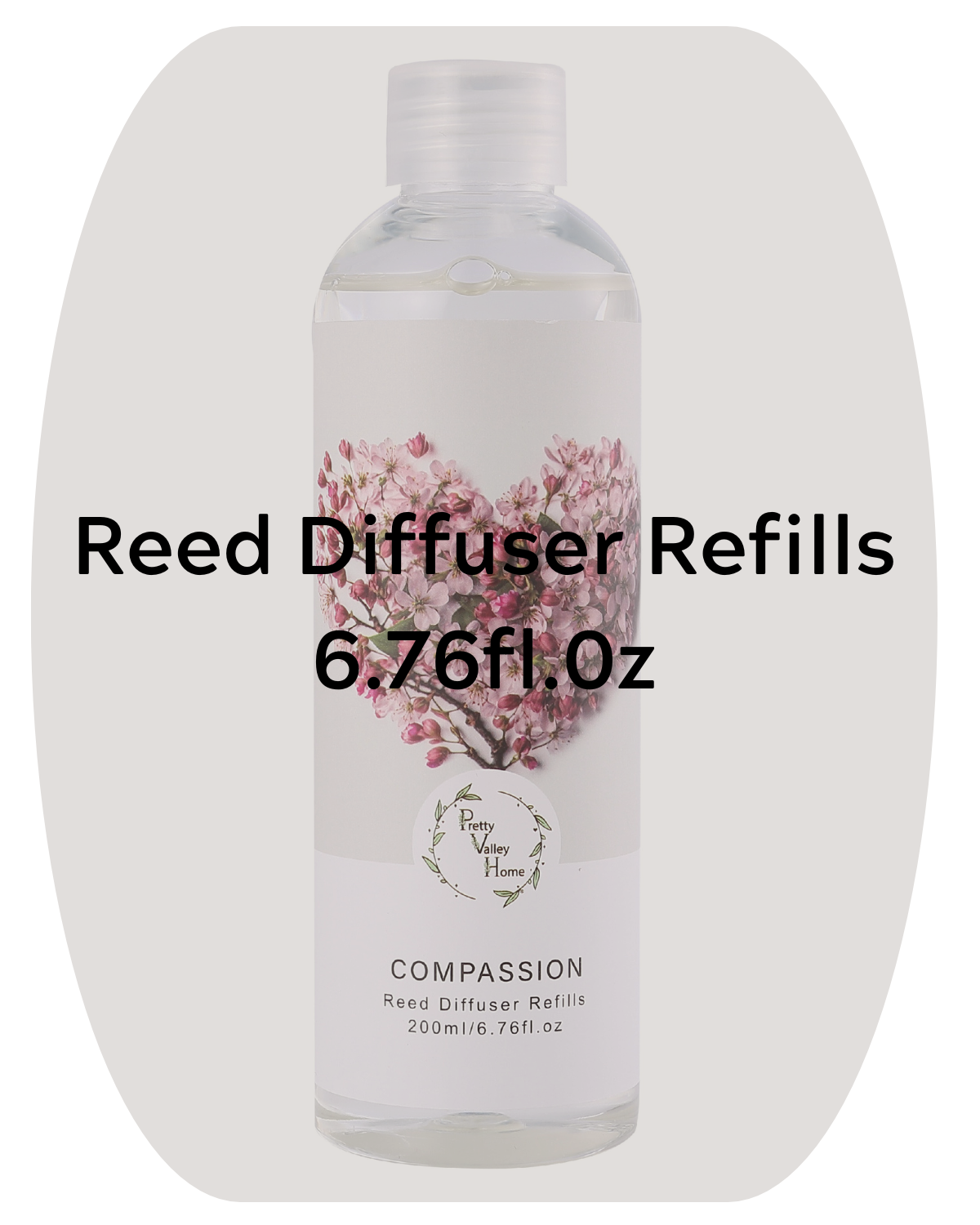 Pretty Valley Home Fragrances Diffuser Refills Oil Compassion 200ml