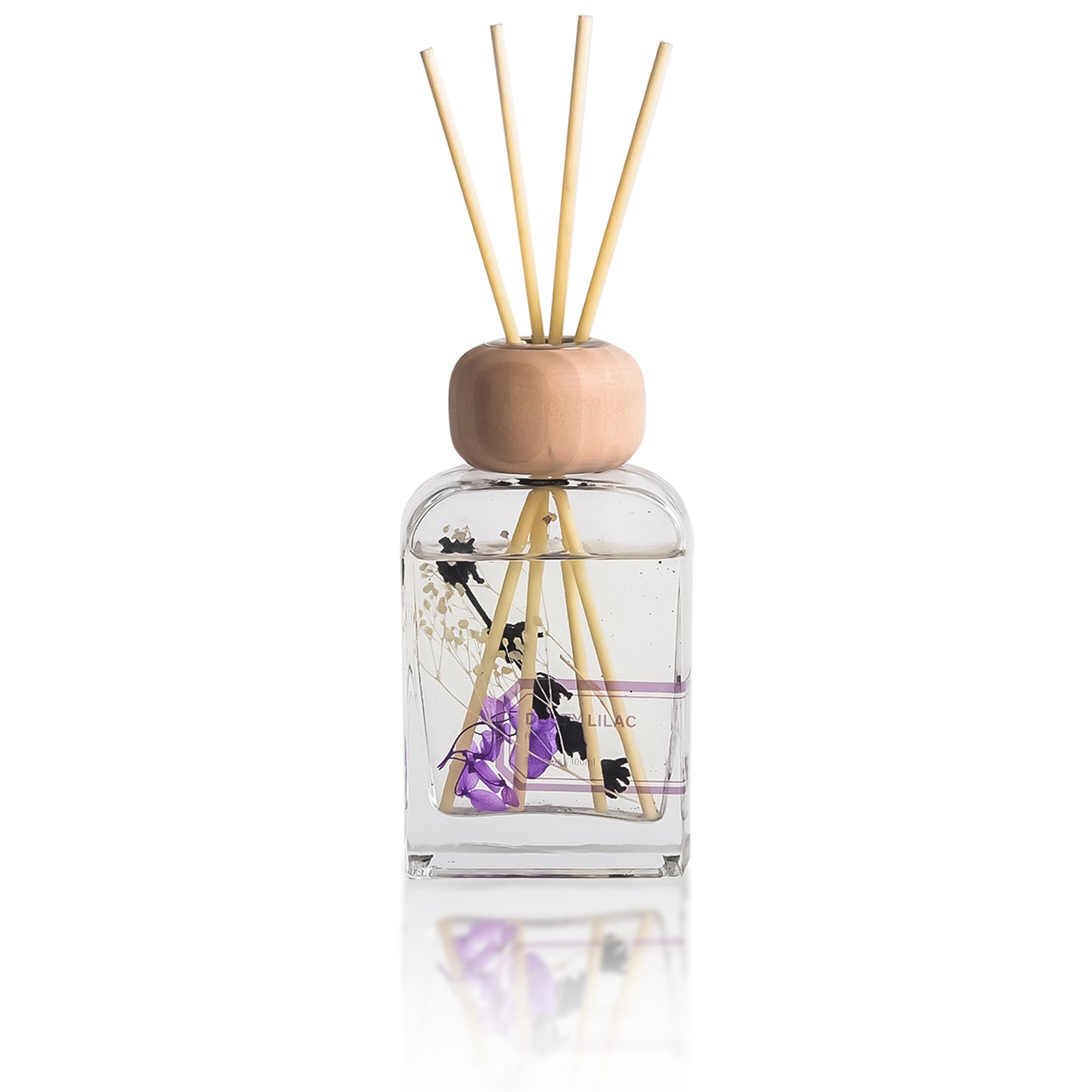 Pretty Valley Home Dusty Lilac Reed Diffuser Set, 3.4 fl oz – Luxurious Home Fragrance with Sticks | Oil Reed Diffuser for Bathroom Shelf & Bedroom Décor