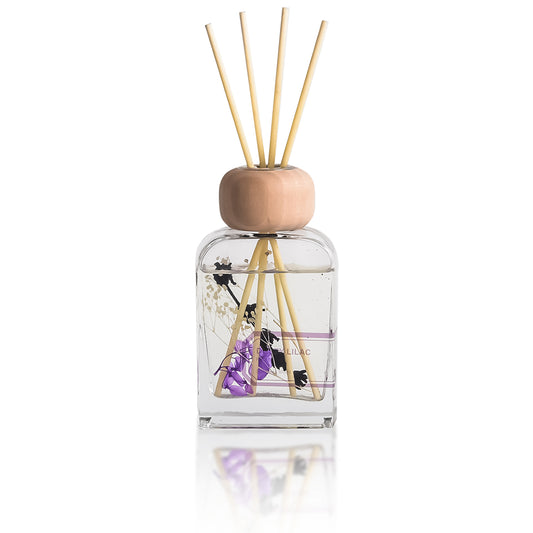 Pretty Valley Home Dusty Lilac Reed Diffuser Set, 3.4 fl oz – Luxurious Home Fragrance with Sticks | Oil Reed Diffuser for Bathroom Shelf & Bedroom Décor