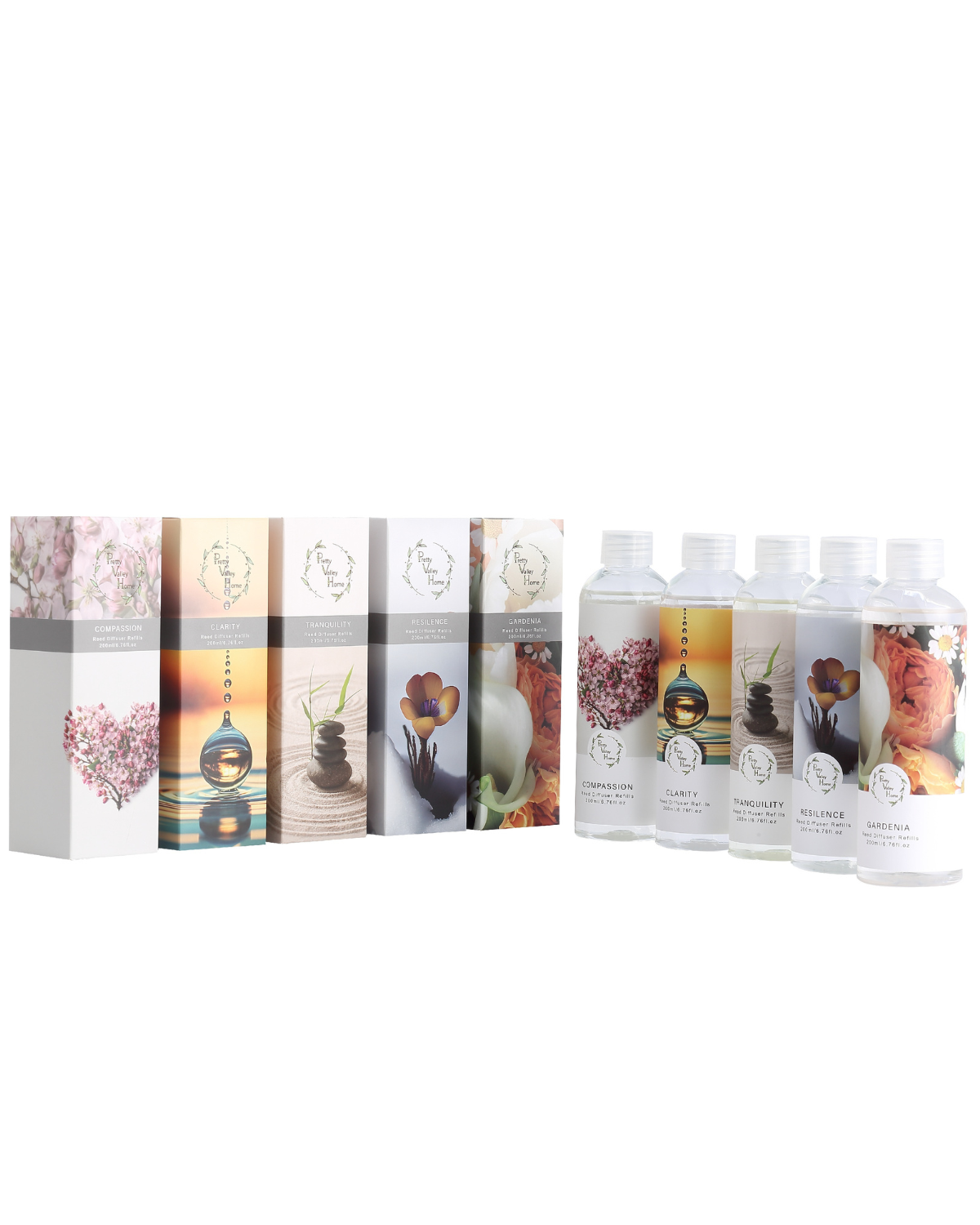 Pretty Valley Home Fragrances Diffuser Refills Oil Compassion 200ml