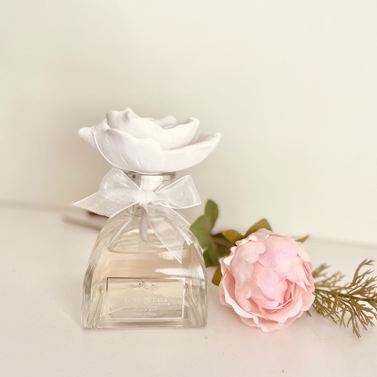 Pretty Valley Home Ceramic Rose Gypsum Flower Diffuser - Beautiful