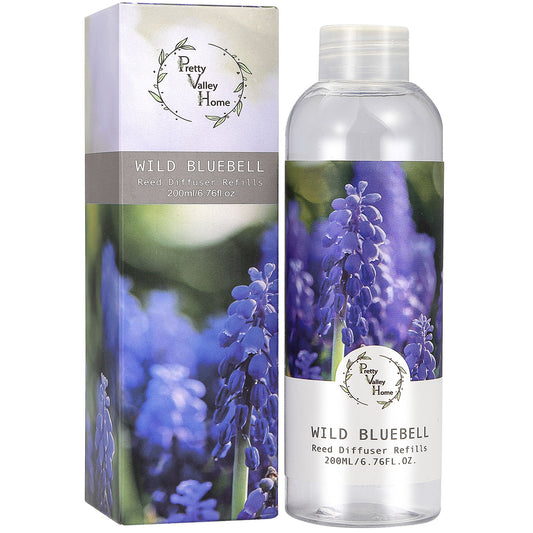 Pretty Valley Home Fragrances Diffuser Refills Wild Bluebell Scent 200ml