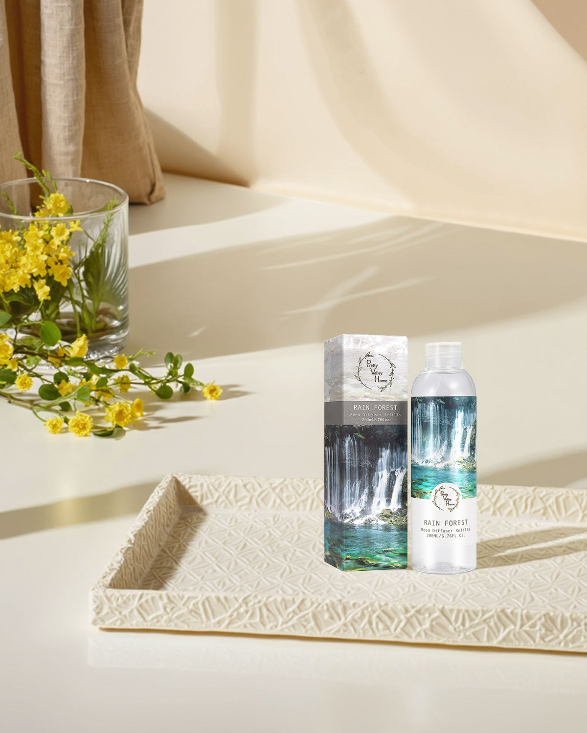 Pretty Valley Home Fragrances Diffuser Refills Rain Forest Scent 200ml
