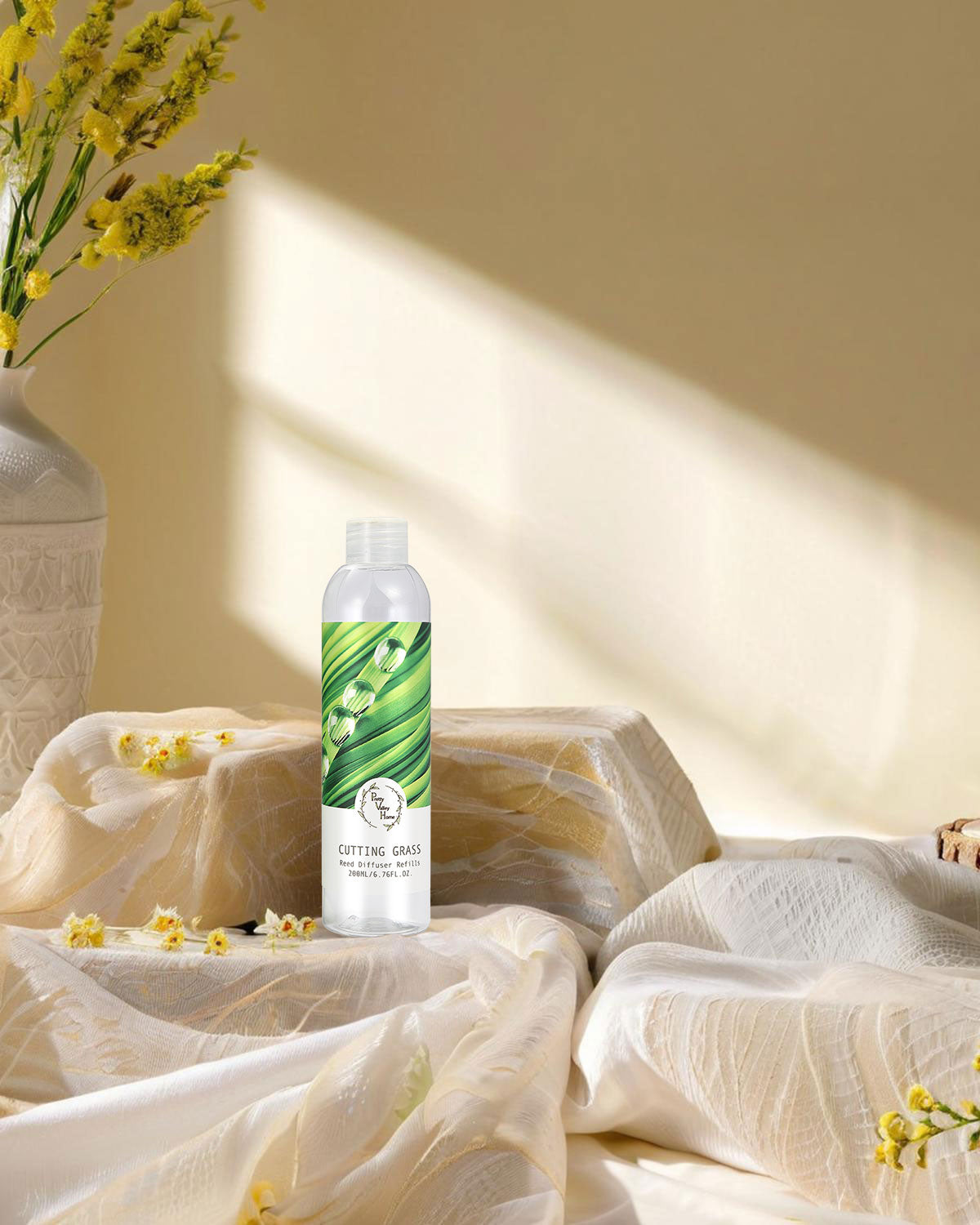 Pretty Valley Home Fragrances Diffuser Refills Cutting Grass Scent 200ml