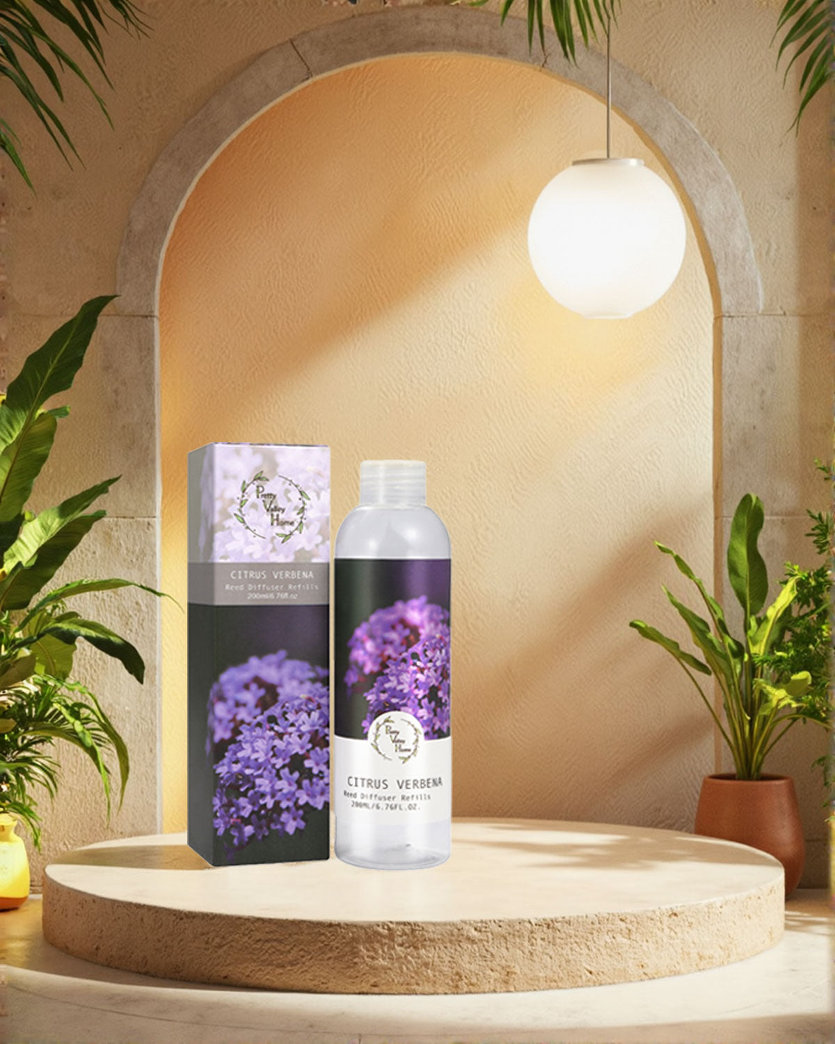 Pretty Valley Home Fragrances Diffuser Refills Citrus Verbena Scent 200ml