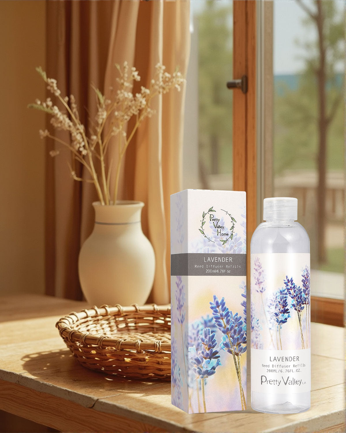 Pretty Valley Home Fragrances Diffuser Refills Lavender Scent 200ml