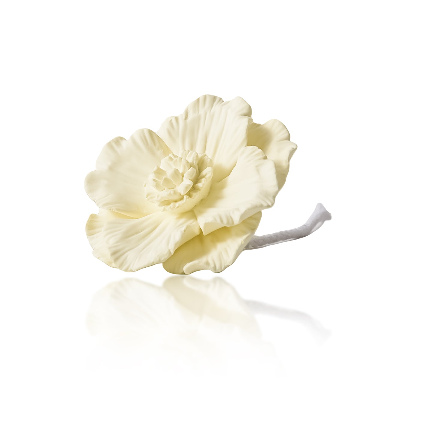 Pretty Valley Home Yellow Ceramic Flower Diffuser Refill – Handcrafted Replacement Head for Home Fragrance Bottles