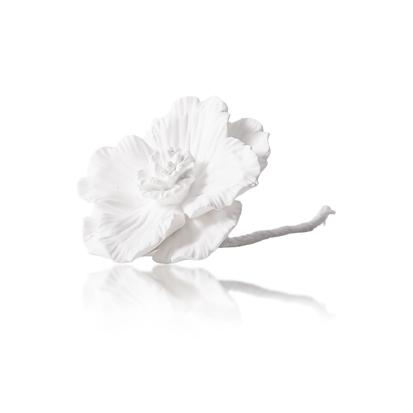 Pretty Valley Home White Ceramic Flower Diffuser Refill – Handcrafted Replacement for Home Fragrance Bottles