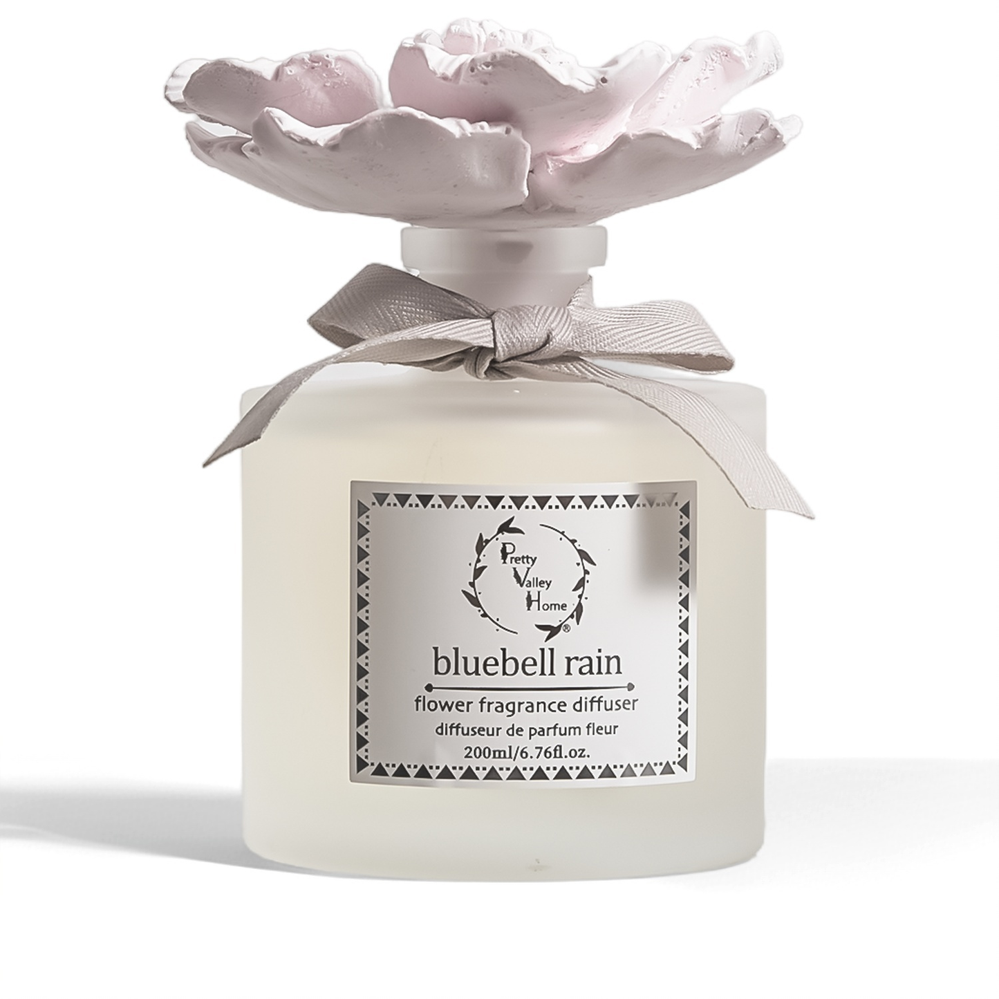 Pretty Valley Home Pink Ceramic Flower Diffuser Refill – Handcrafted Replacement Head for Home Fragrance Bottles