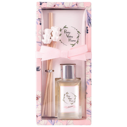 Pretty Valley Home Mini Flower Diffuser White Jasmine 30ml