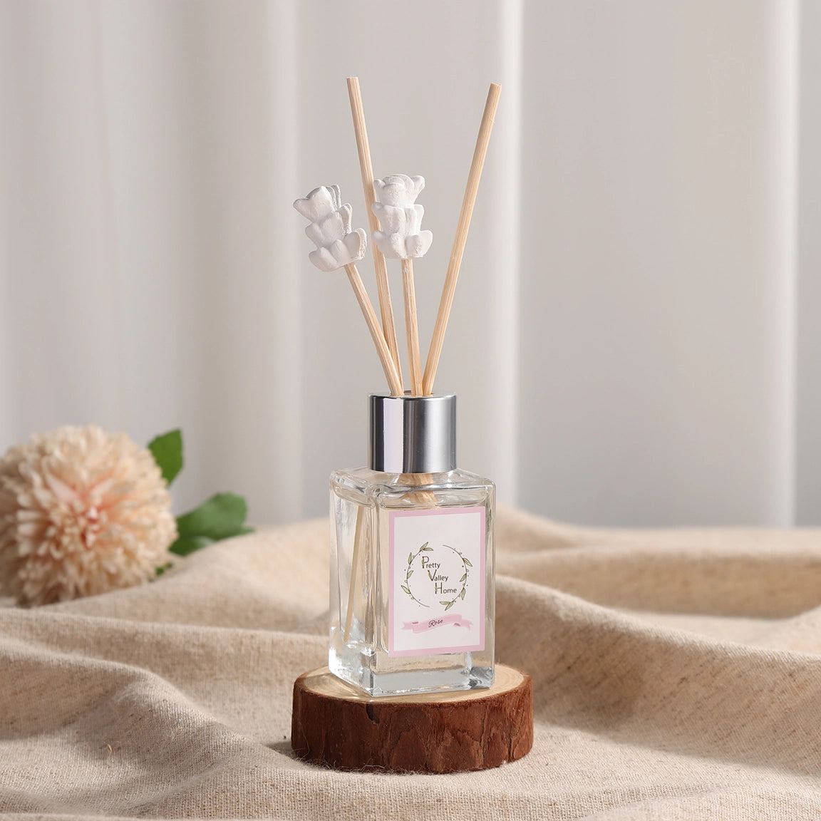 Pretty Valley Home Mini Flower Diffuser Rose 30ml