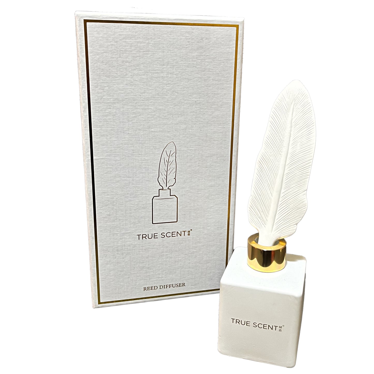 Pretty Valley Home Feather Ceramic Fragrance Diffuser True Scent Jin Jardin