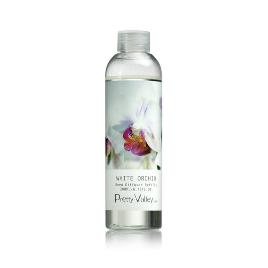 Pretty Valley Home Fragrances Diffuser Refills White Orchid Scent 200ml