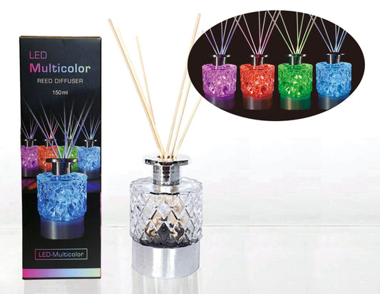 Pretty Valley Home LED Diffuser Large Clear Cut Glass Bottle ONLY