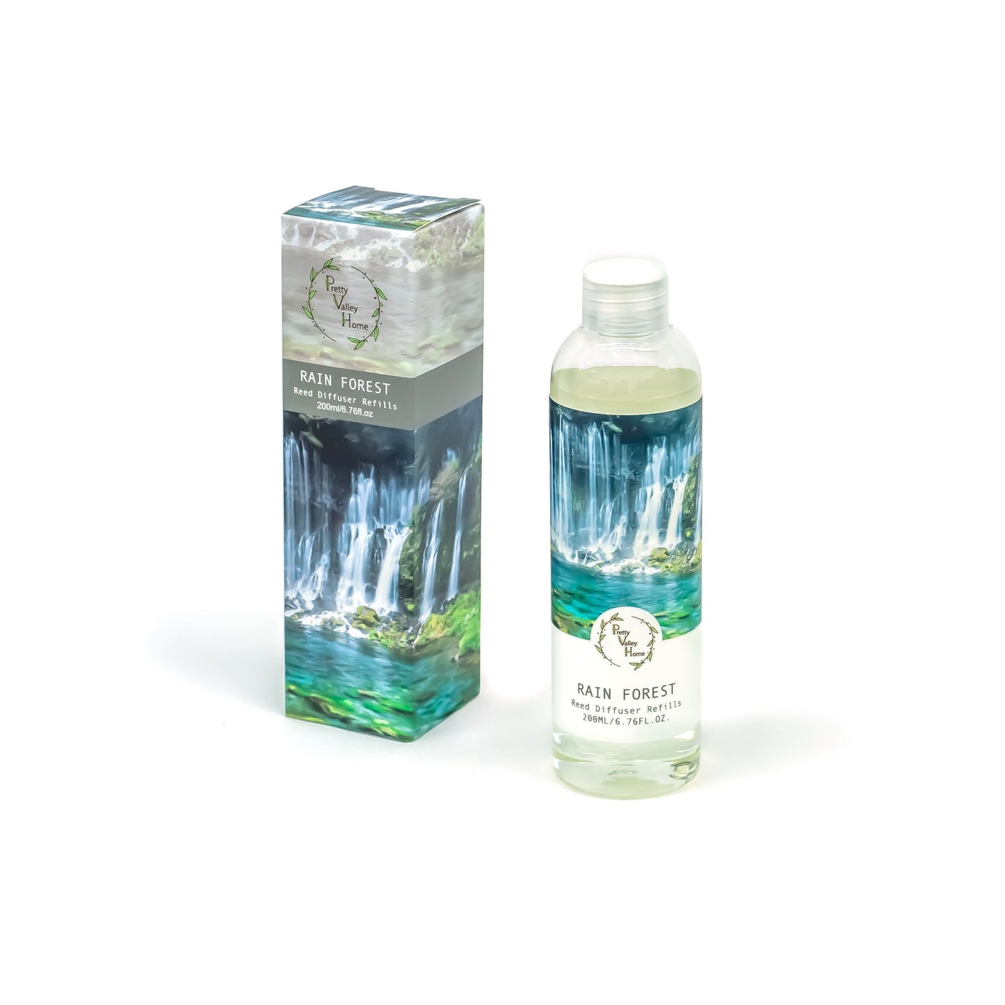 Pretty Valley Home Bunny Ear Cactus Ceramic Flower Fragrance Diffuser Combo Rain Forest 200ml