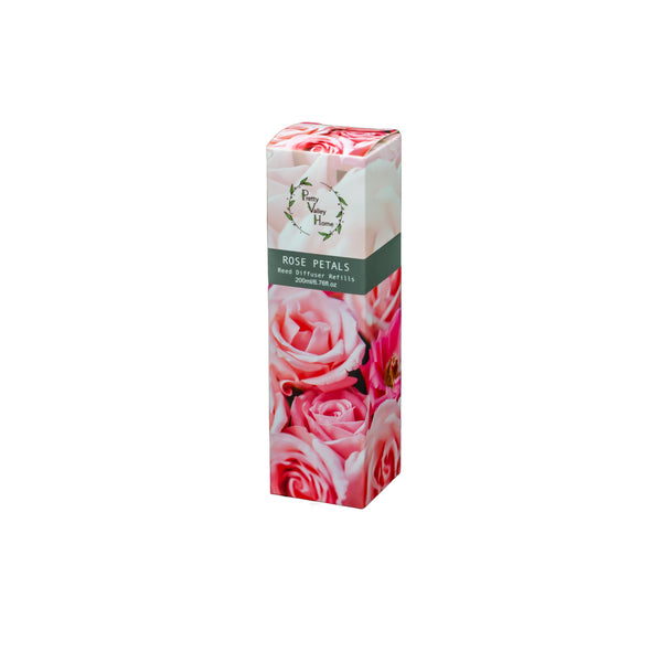 Pretty Valley Home Essential Oils Refills Rose Petals Scent 200ml DFR-RP-4319