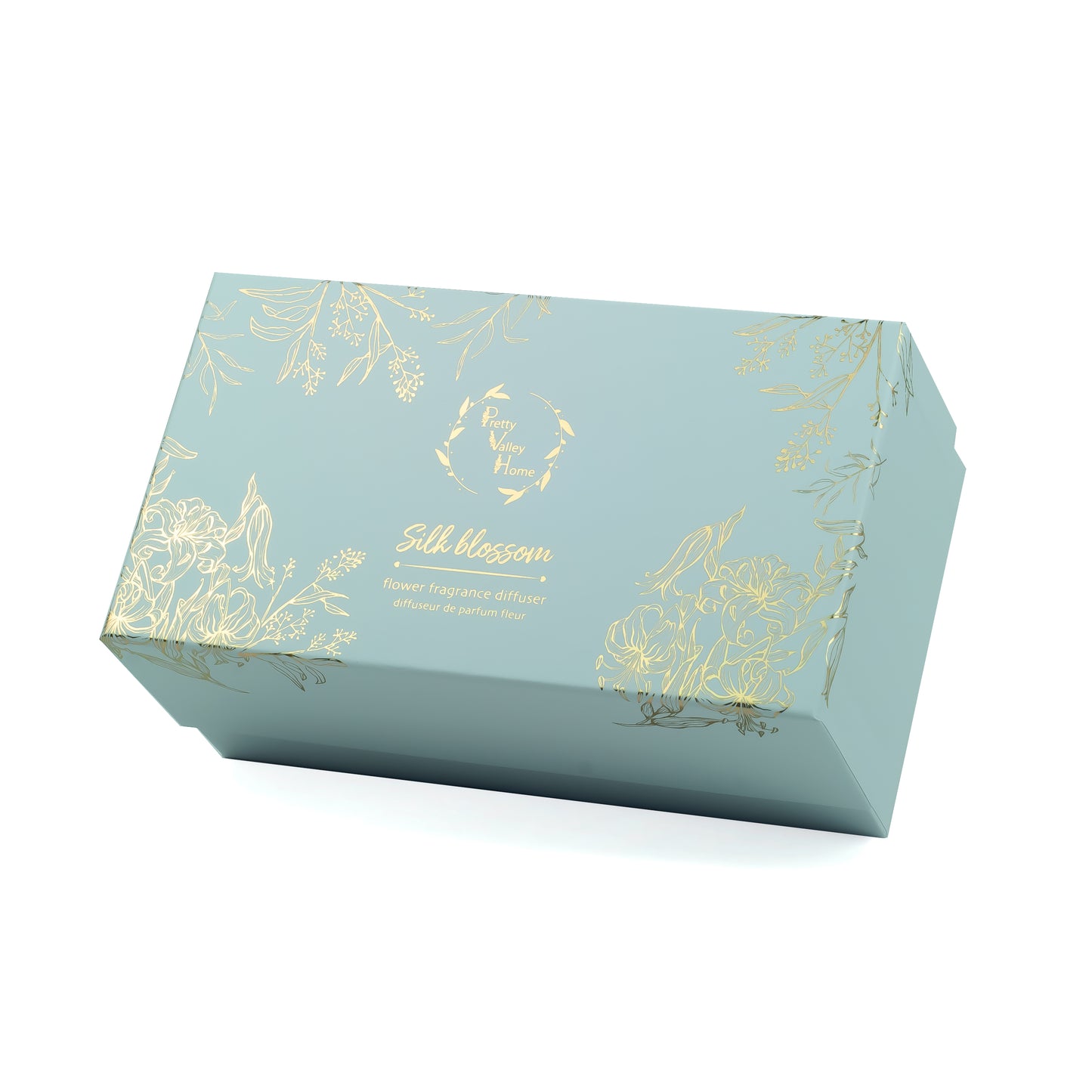 Ceramic Flower Fragrance Diffuser Set Silk Blossom 1441
