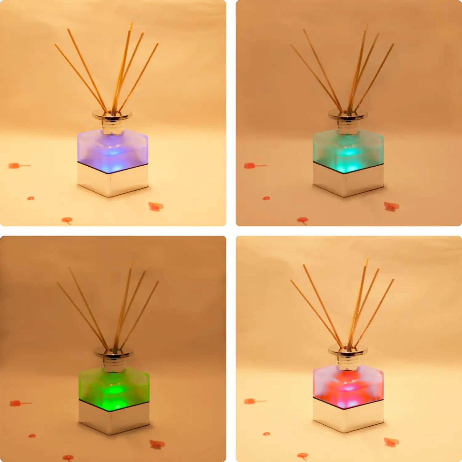 LED REED DIFFUSER SET (EMPTY BOTTLE) + 200ML / 6.76FL OZ REFILL OIL