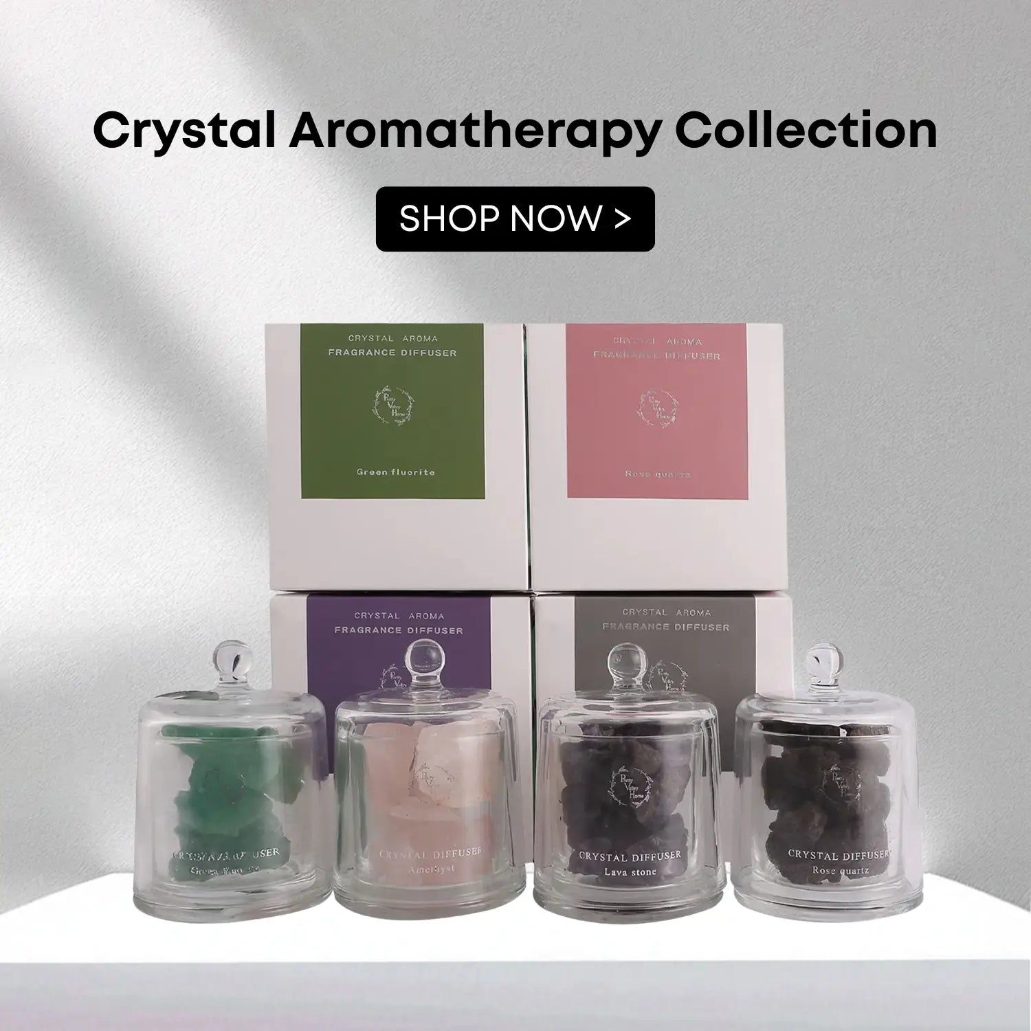 CRYSTAL AROMATHERAPY GIFT SET