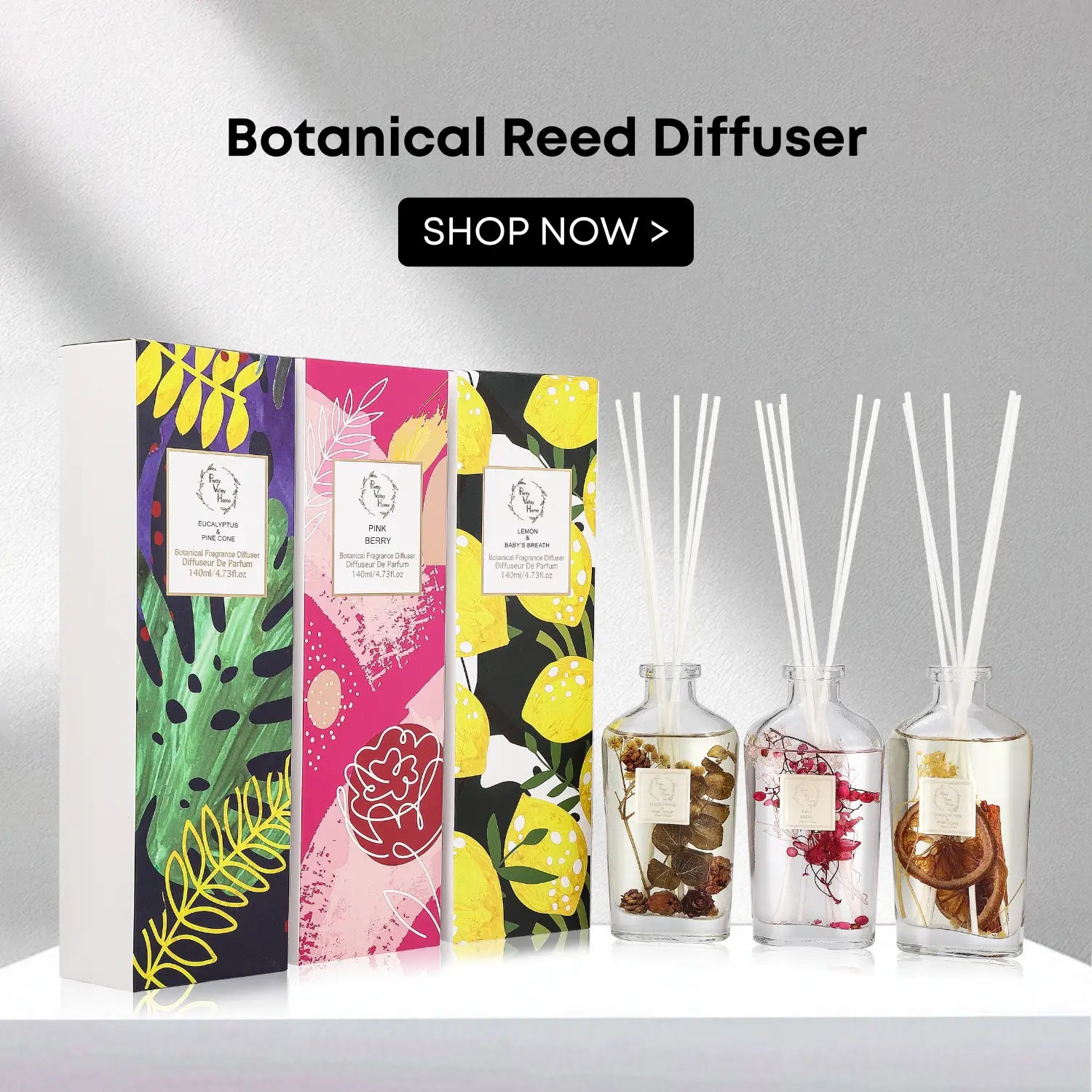 BOTANICAL REED DIFFUSER GIFT SET