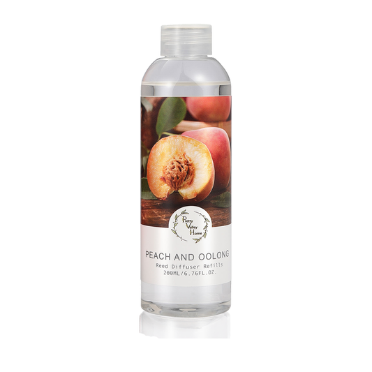Pretty Valley Home Fragrances Diffuser Refills Oil Peach and Oolong 200ml