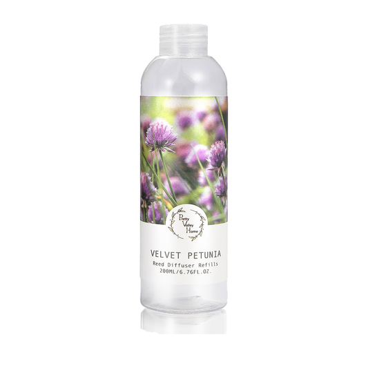 Pretty Valley Home Fragrances Diffuser Refills Velvet Petunia Scent 200ml