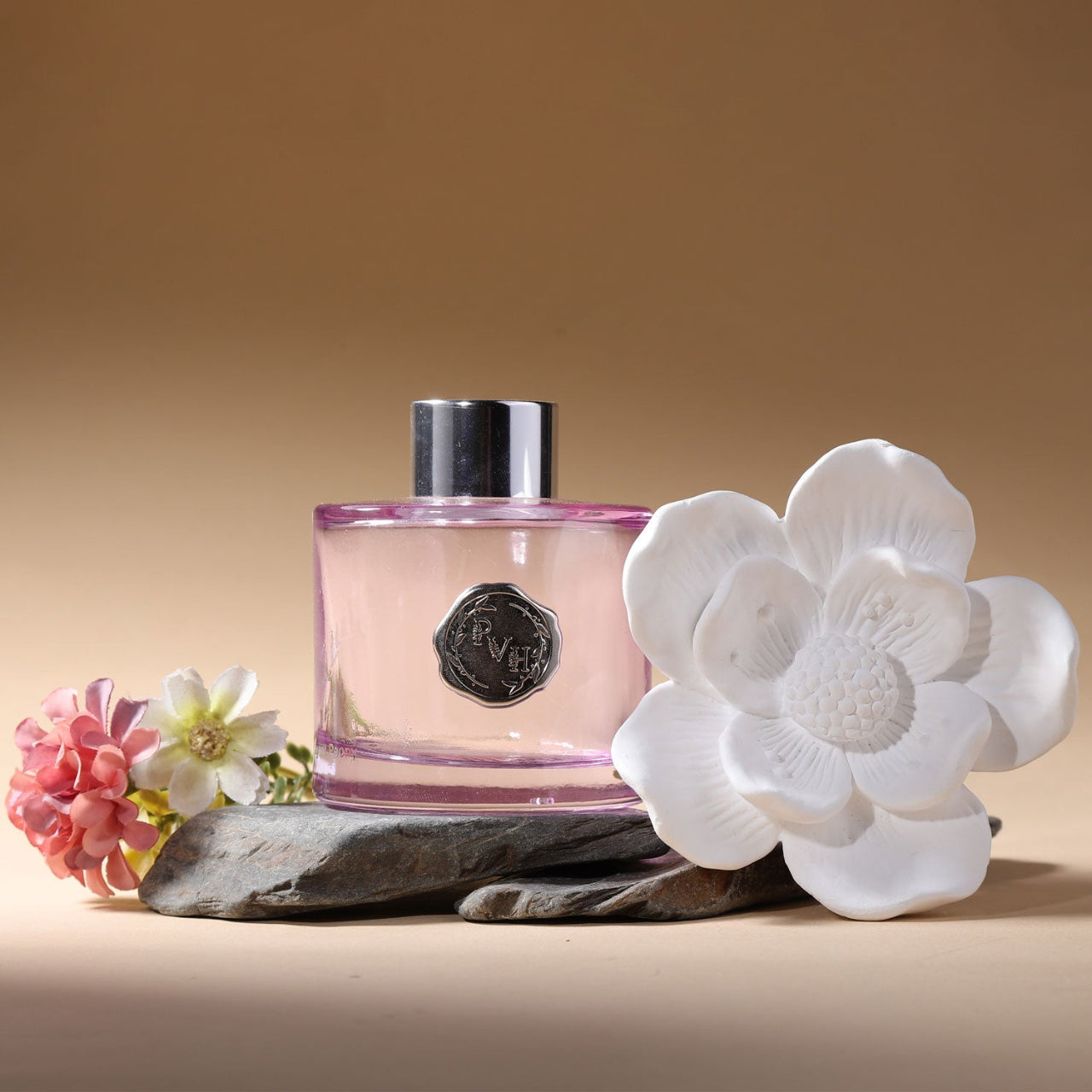 Pretty Valley Home Ceramic Flower Fragrance Diffuser Set - FLEUR DE LYS