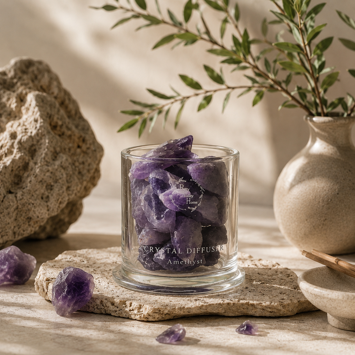 Pretty Valley Home Crystal Aromatherapy - Amethyst
