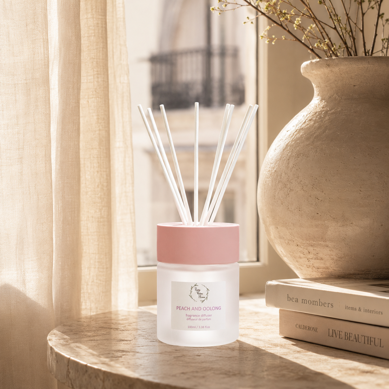 Pretty Valley Home Special Pastel Top Reed Diffuser - 100ml