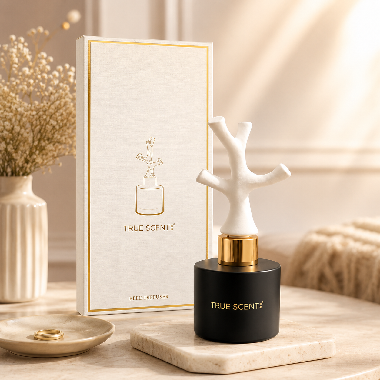 Pretty Valley Home Tree Branch Ceramic Fragrance Diffuser True Scent Forest