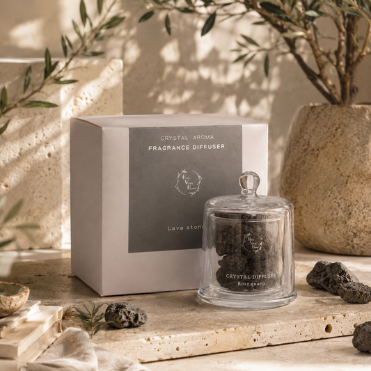 Pretty Valley Home Crystal Aromatherapy - Lava Stone