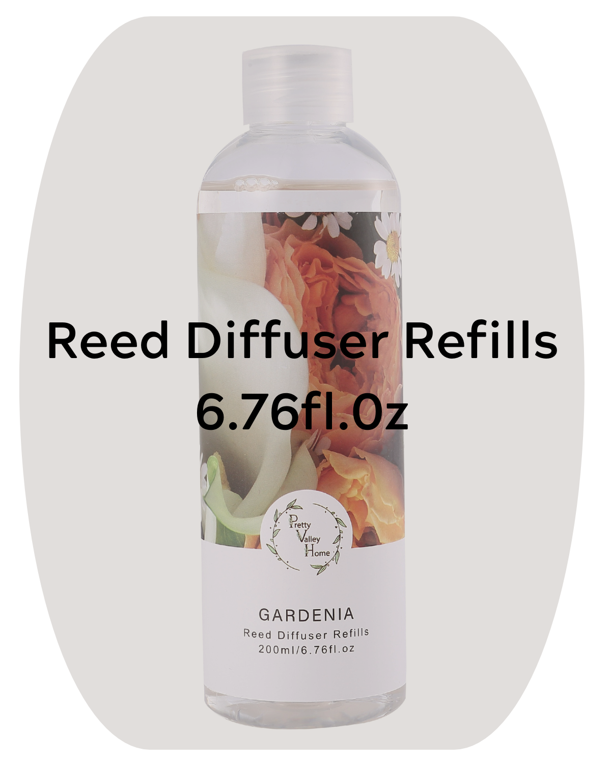 Pretty Valley Home Fragrances Diffuser Refills Oil Gardenia 200ml