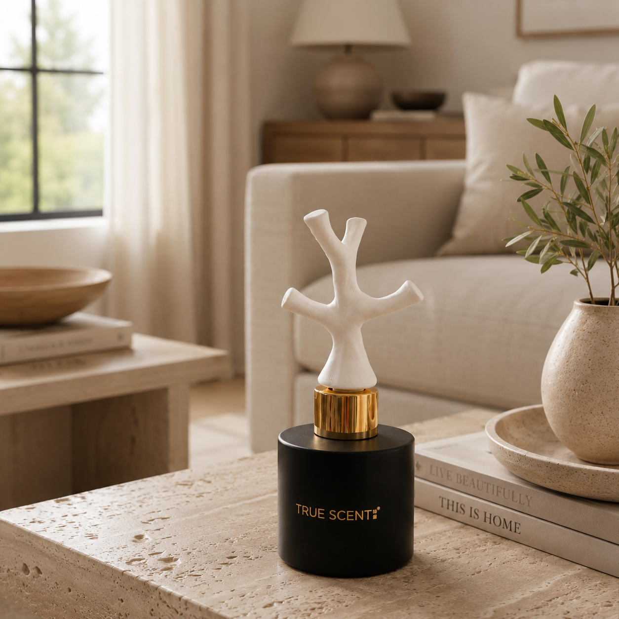 Pretty Valley Home Tree Branch Ceramic Fragrance Diffuser True Scent Forest