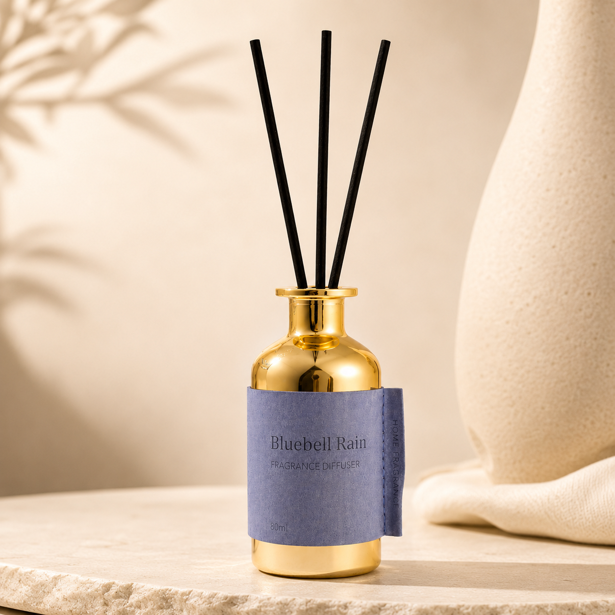 Pretty Valley Home Special Gold Leather Reed Diffuser - 80ml