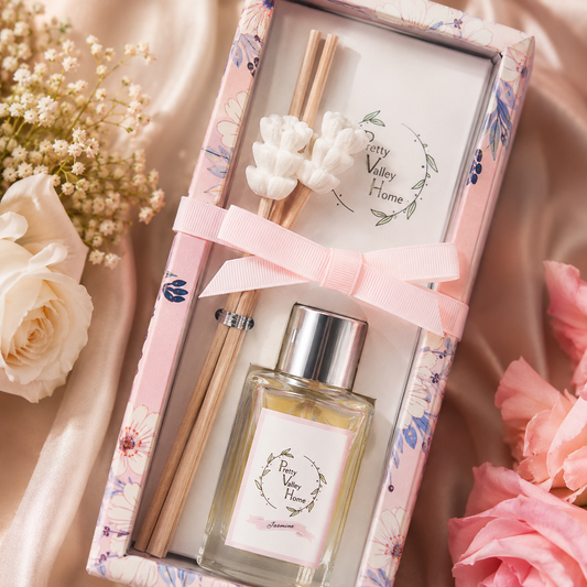 Pretty Valley Home Mini Flower Diffuser White Jasmine 30ml