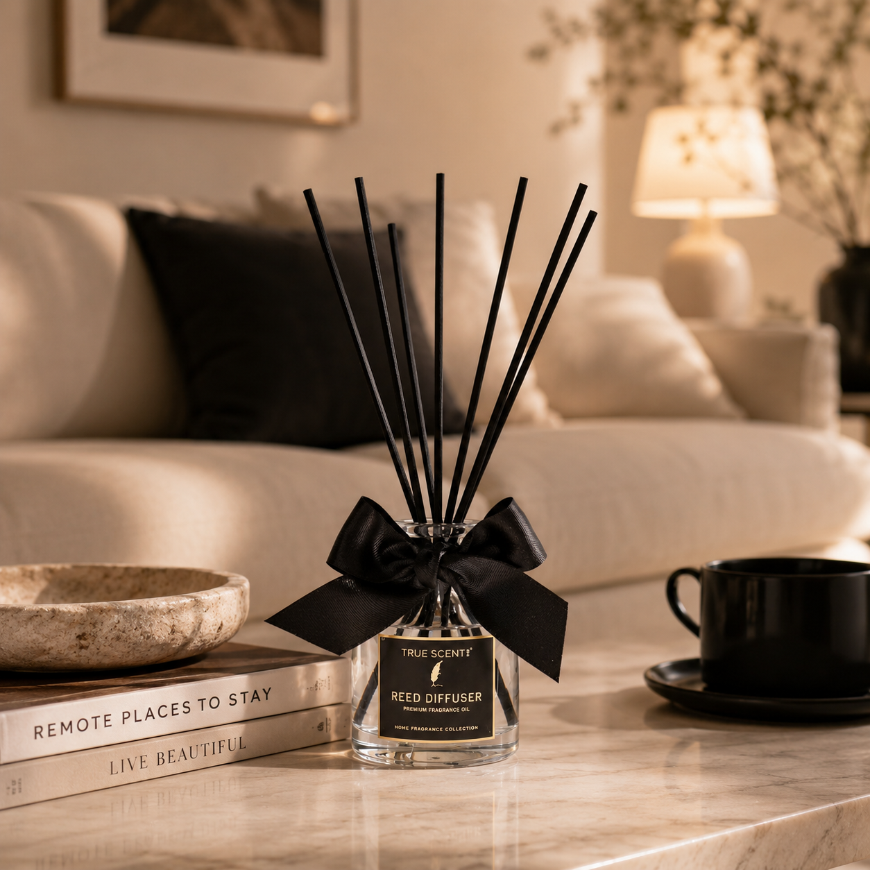 Pretty Valley Home True Scent Reed Diffuser Coconut