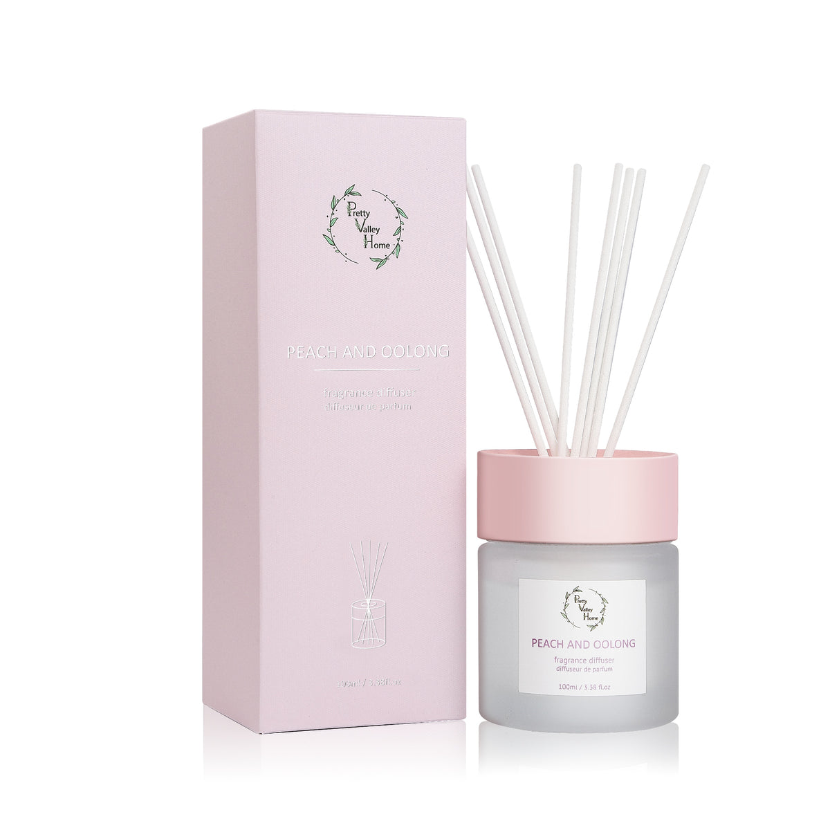 Pretty Reed Diffuser Pretty Valley Home Special Pastel Top Reed Diffuser - 100ml ...