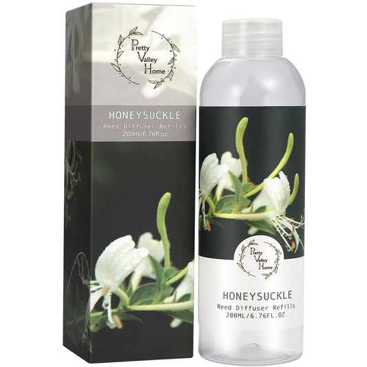 Pretty Valley Home Fragrances Diffuser Refills Honeysuckle Scent 200ml