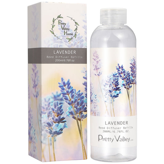 Pretty Valley Home Fragrances Diffuser Refills Lavender Scent 200ml