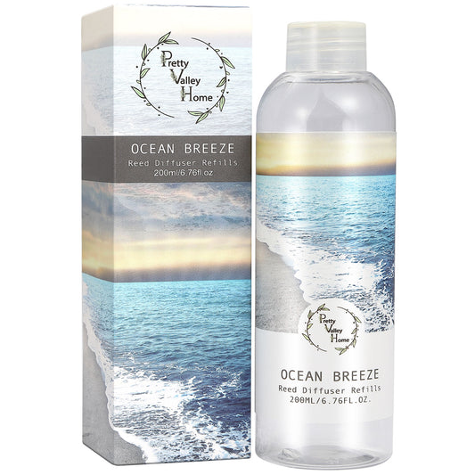 Pretty Valley Home Fragrances Diffuser Refills Ocean Breeze Scent 200ml
