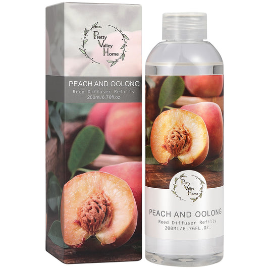 Pretty Valley Home Fragrances Diffuser Refills Oil Peach and Oolong 200ml