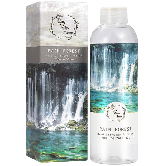 Pretty Valley Home Fragrances Diffuser Refills Rain Forest Scent 200ml