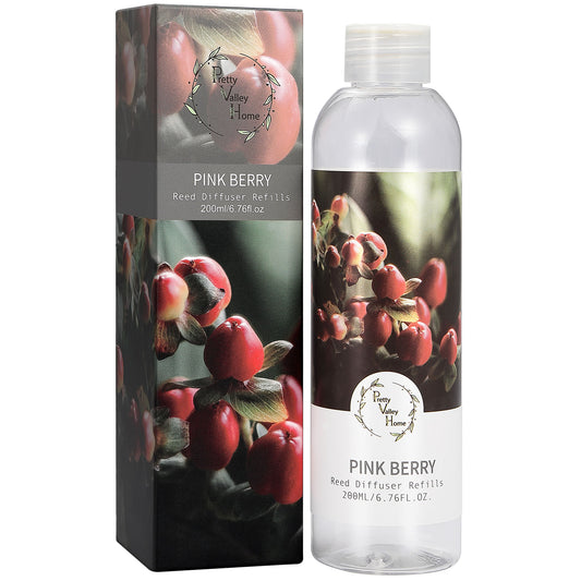 Pretty Valley Home Fragrances Diffuser Refills Oil Pink Berry 200ml