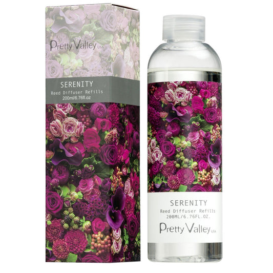 Pretty Valley Home Fragrances Diffuser Refills Serenity Scent 200ml