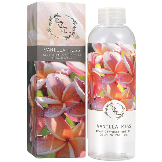 Pretty Valley Home Fragrances Diffuser Refills Vanilla Kiss Scent 200ml